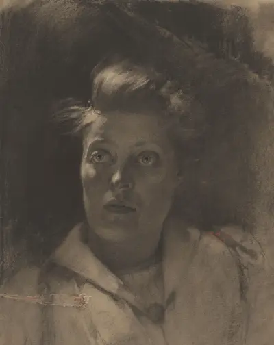 Porträtt av Jo Paux av Willem Witsen