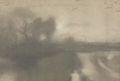 Schemerlandschap av Willem Witsen