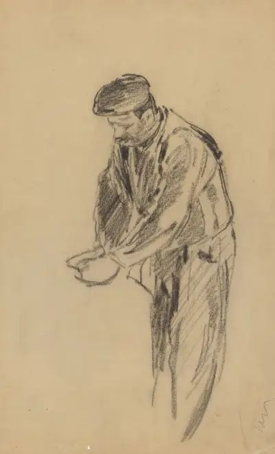 Studie för De Molenaar av Willem Witsen