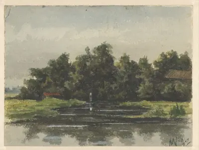 Stadsvy av Willem Witsen