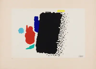 Aru with Dots av Willi Baumeister