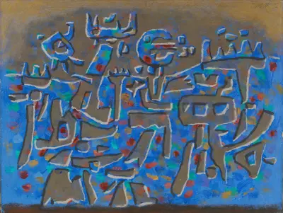 Blaue Mauer von Willi Baumeister