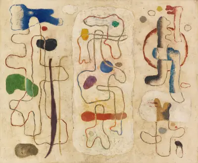 Formen figural – dreiteilig von Willi Baumeister