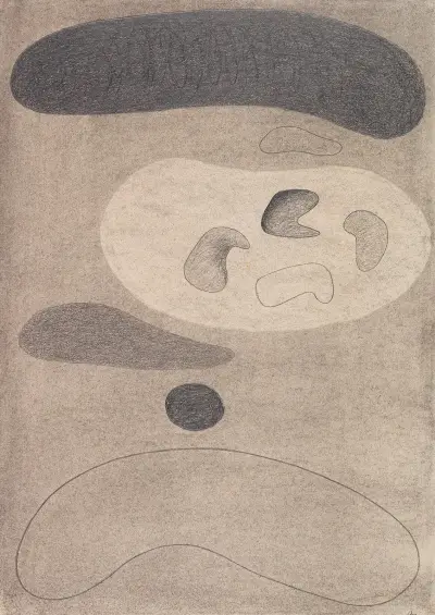 Formen-Ideogramm von Willi Baumeister