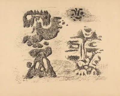 Gilgamesch hat viele Qualen erduldet, 1947 – Nr. 2 von Willi Baumeister