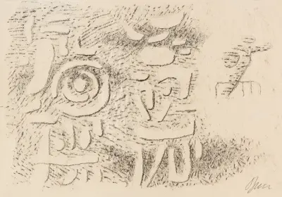Gilgamesch hat viele Qualen erduldet, 1947 – Nr. 1 von Willi Baumeister