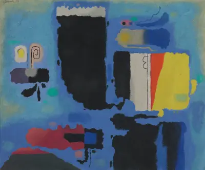 Kessaua, große und kleine Figur von Willi Baumeister