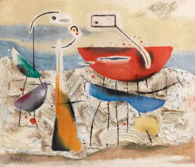 Metaphysische Landschaft von Willi Baumeister