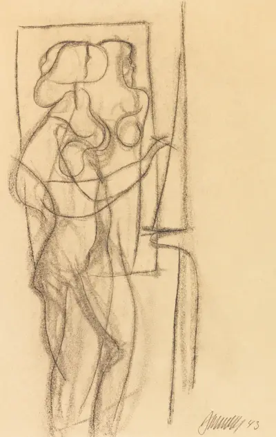 Ohne Titel (Figuren) von Willi Baumeister