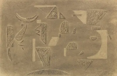 Ohne Titel, 1949 von Willi Baumeister