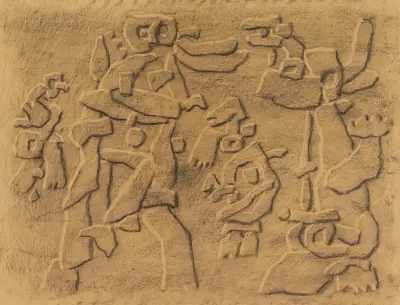 Scheinrelief von Willi Baumeister