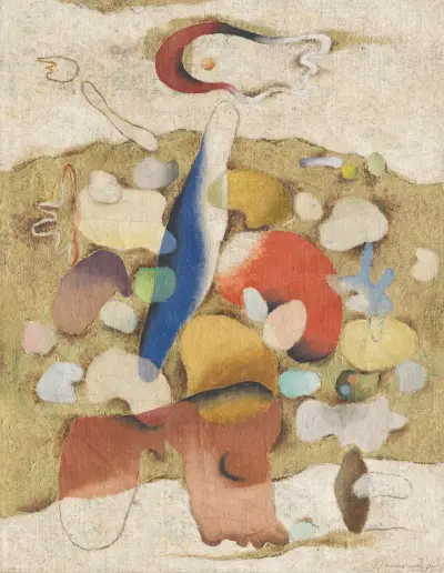 Steingarten, 1939 av Willi Baumeister