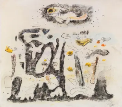 Zwei Figuren av Willi Baumeister