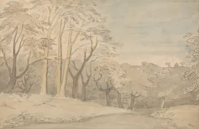 Lesnatá krajina, William Blake
