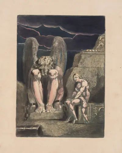 America, a prophecy Pl.01 av William Blake