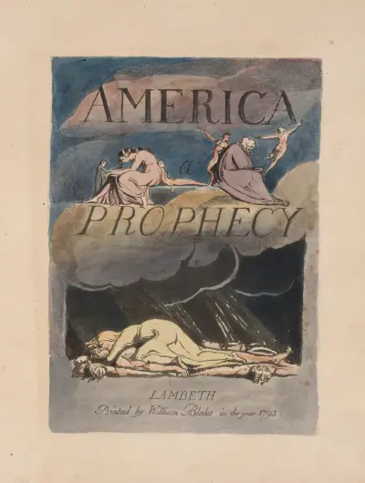 America, a prophecy Pl.02 av William Blake