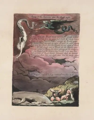 America, a prophecy Pl.06 av William Blake