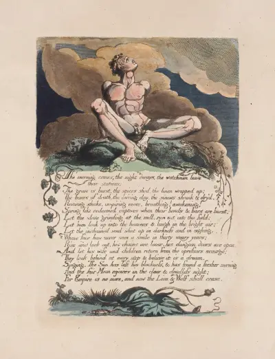 America, a prophecy Pl.08 av William Blake