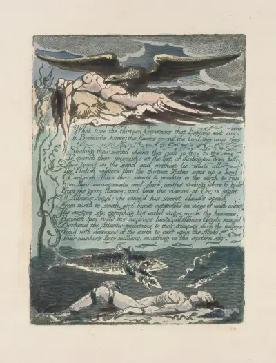 America, a prophecy Pl.15 av William Blake