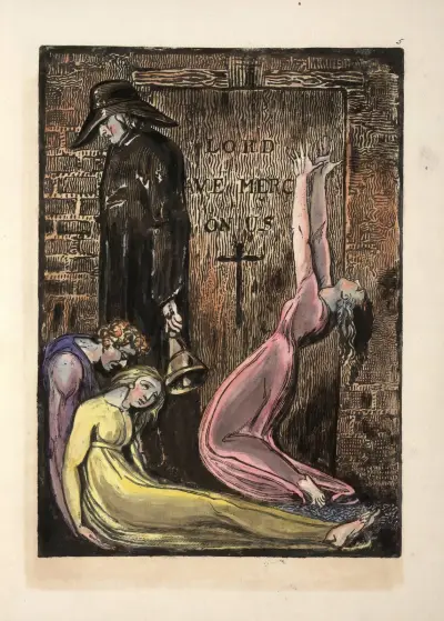 Lord have mercy on us av William Blake