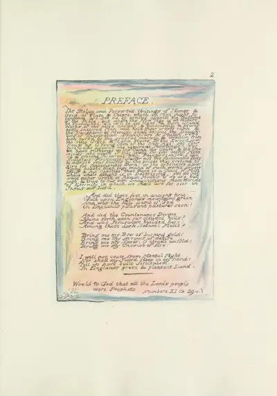 Milton, a poem in 2 books Pl.02 av William Blake