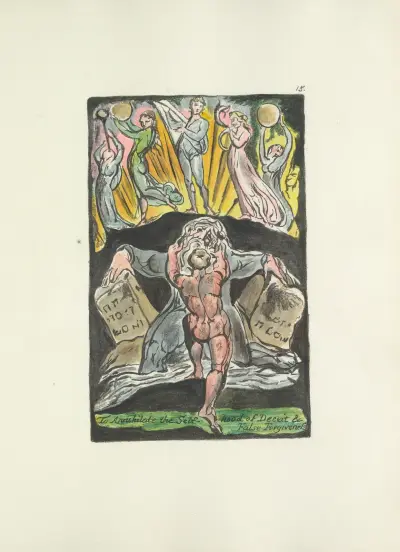 Milton, a poem in 2 books Pl.15 av William Blake