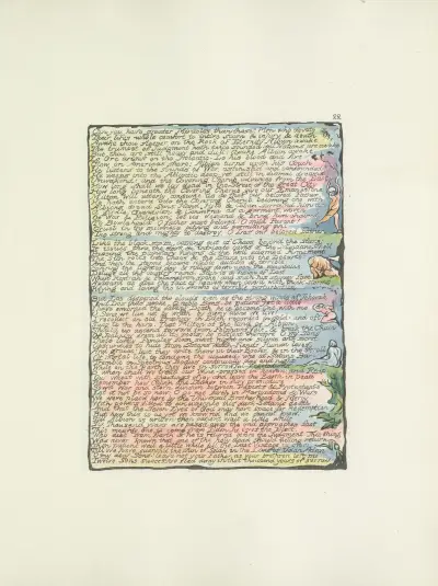 Milton, a poem in 2 books Pl.22 av William Blake