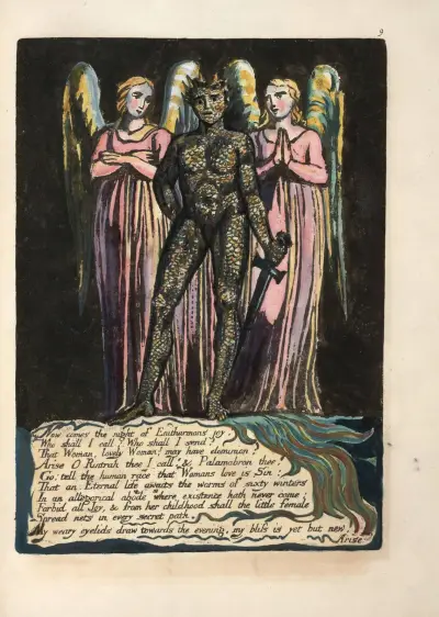 Now comes the night …, 1794 – nr 2 av William Blake
