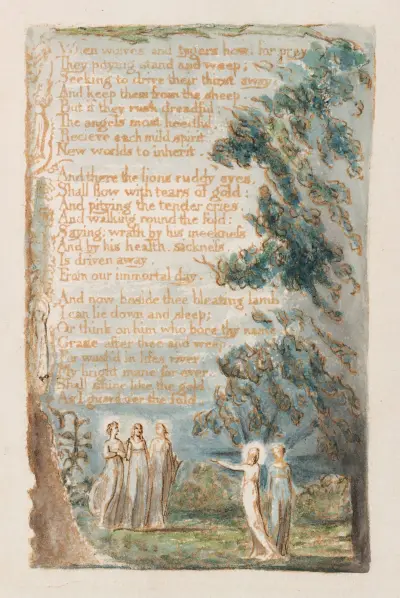 Pl. 19 – Night av William Blake