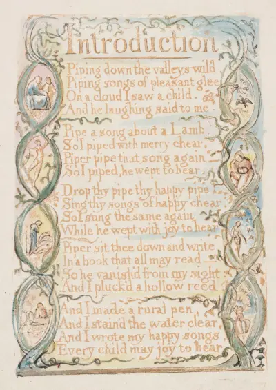 Pl. 3 – intro av William Blake