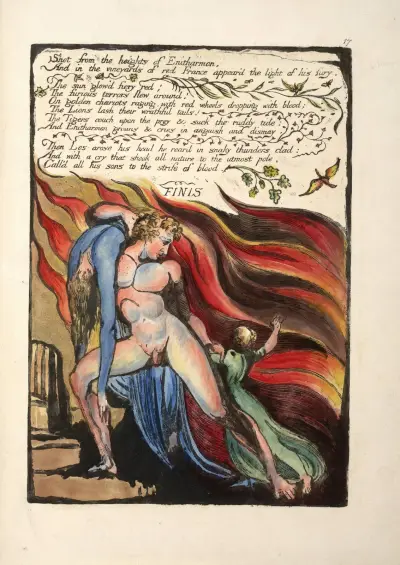 Shot from the heights …, 1794 – nr 2 av William Blake