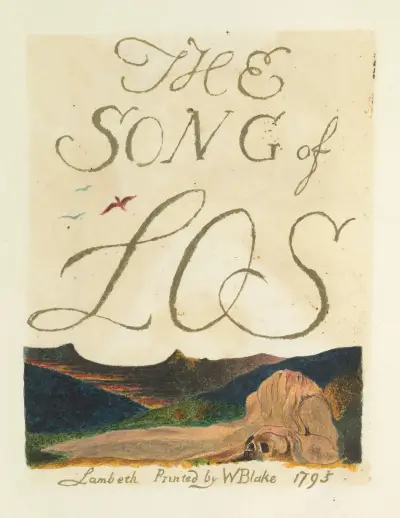 The song of Los. Lambeth Pl.2 av William Blake