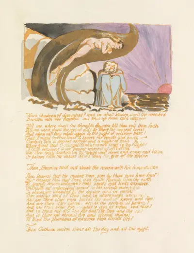Visions of the daughters of Albion Pl. 06 av William Blake