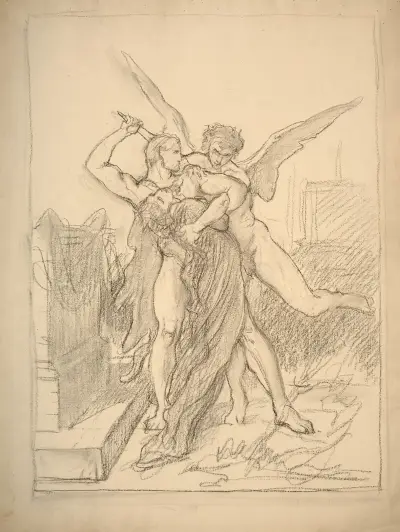 Antik scen av William Bouguereau