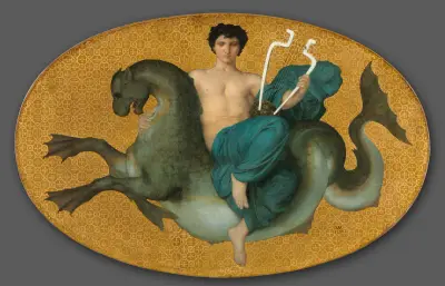 Arion on a Sea Horse av William Bouguereau