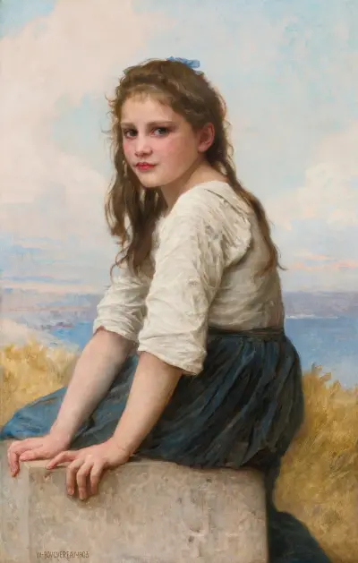Vid havet av William Bouguereau