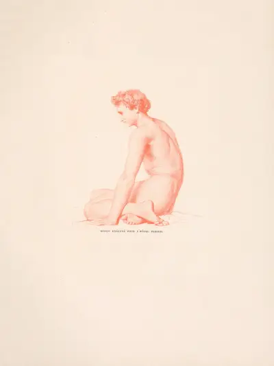 Teckning utförd för Hôtel Pereire av William Bouguereau