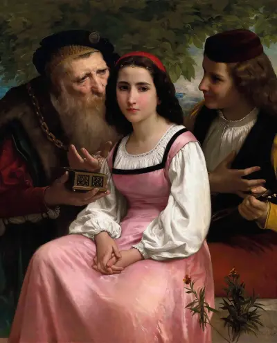 Mezi bohatstvím a láskou, William Bouguereau