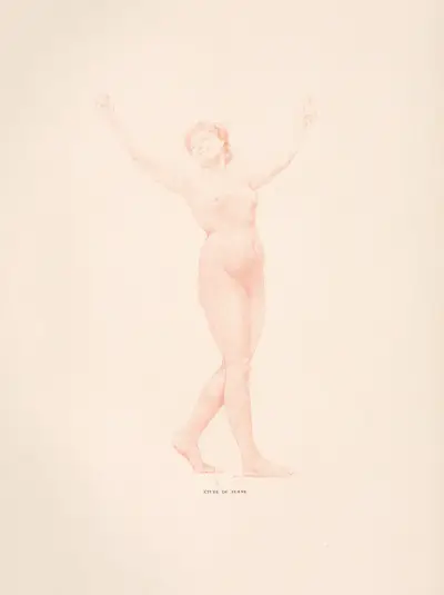 Kvinna – studie av William Bouguereau