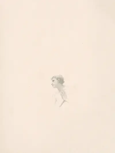 Kvinnostudie av William Bouguereau