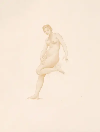 Kvinna – studie av William Bouguereau