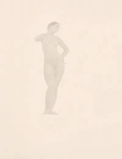 Kvinnostudie av William Bouguereau