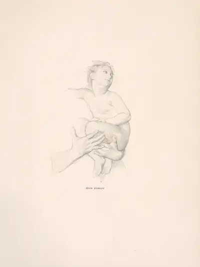Barstudie av William Bouguereau