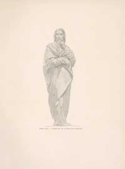 Studie för utsmyckningen av kyrkan Saint-Augustin av William Bouguereau