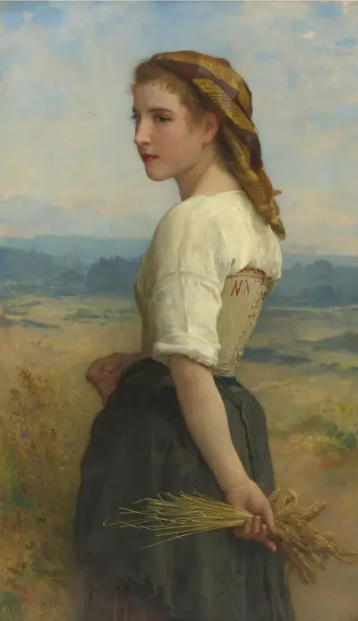 Kvinnan som plockar ax av William Bouguereau