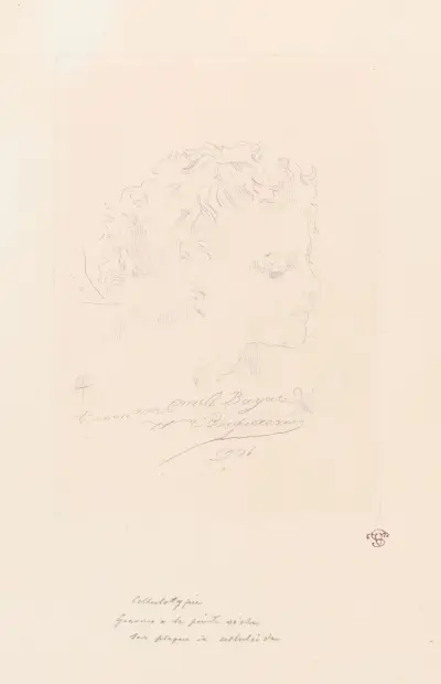 Head Of A Young Woman von William Bouguereau