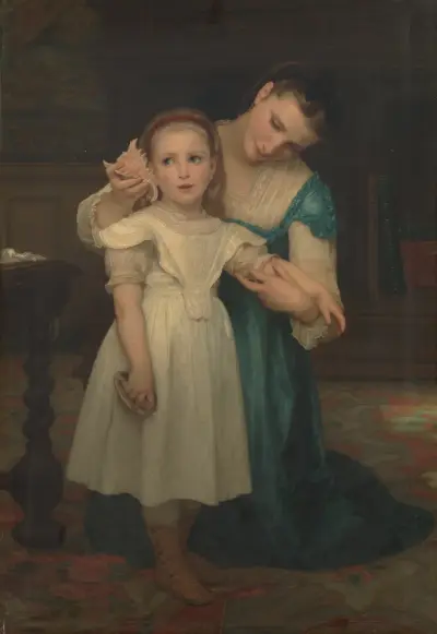 Inomhus av William Bouguereau