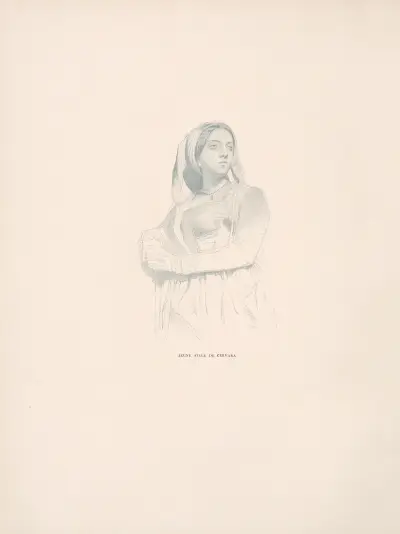 Ung flicka från Cervara av William Bouguereau