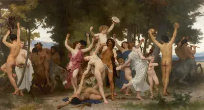 La Jeunesse de Bacchus (The Youth of Bacchus) von William Bouguereau