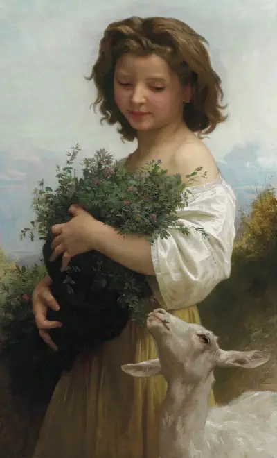 Lilla Esmeralda av William Bouguereau